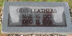 Odis Leathers 1913 1981 Mémorial Find a Grave