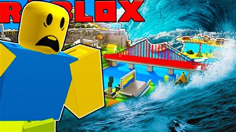 Jessaye De Survivre Au Catastrophe Naturel Sur Roblox Youtube