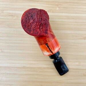 Smoking Pipe Of Briar Exclusive Pipe With Ebonite Stem Etsy