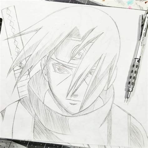 Itachi Desenho A Lapis - Desenhos De Itachi A Lapis Mayara Rodrigues Drawings Vídeo Novo No