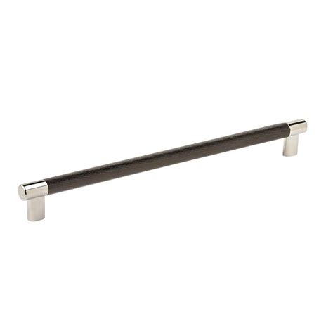 Amerock Esquire 12 5 8 In 320mm Modern Polished Nickel Black Bronze