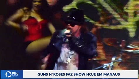 Show de Guns N Roses acontece nesta quinta feira 1º em Manaus