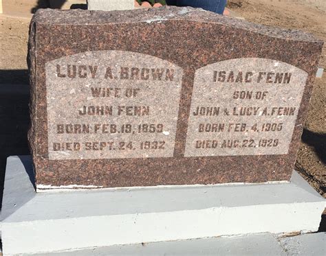 Lucy Ann Brown Fenn Find A Grave Memorial