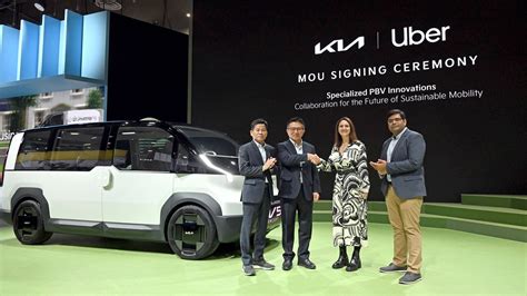 Kia Uber Launch Electric Ride Hailing Vehicle Plan