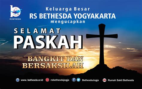 Ucapan Selamat Paskah Keluarga Besar Rs Bethesda Yogyakarta Tahun 2021