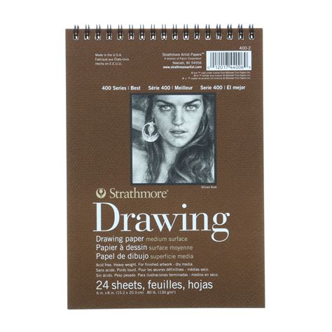 Strathmore Drawing Paper Pad 400 Series Medium Surface 6 X 8