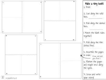 Make a Mini Book - Printable Tiny Book Template by EveryDayDabble