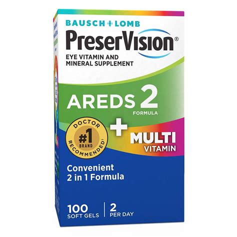 Bausch Lomb PreserVision AREDS 2 Formula MultiVitamin Softgels