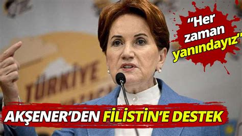 Akşenerden Filistine destek açıklaması