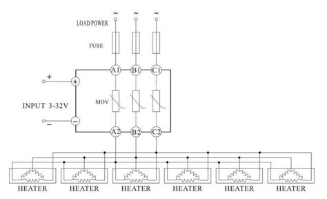 Three Phase Solid State Relay Gjh 80 W 3p Xssr 3daw3 Dc To Ac