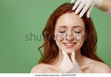 Beautiful Half Naked Topless Redhead Woman Stock Photo Shutterstock