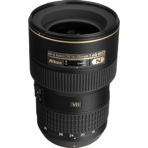 Nikon AF S NIKKOR 16 35mm F 4G ED VR Lens 2182B B H Photo Video