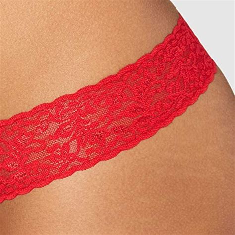 Sylvie Flirty Lingerie Damen String Aki Rot One Size Amazon De Fashion