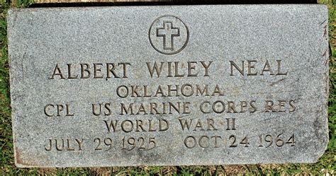 Albert Wiley Neal 1925 1964 Find A Grave Memorial