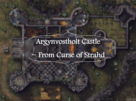 Curse of Strahd - Full Argynvostholt map pack : r/inkarnate