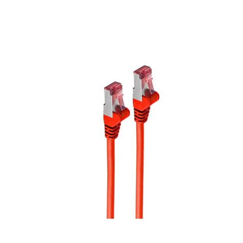 Patchkabel Cat6A S FTP PIMF Halogenfrei Rot 1m Shiverpeaks De