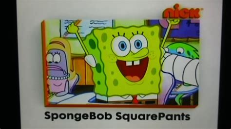 Spongebob SquarePants Nickelodeon Bumper