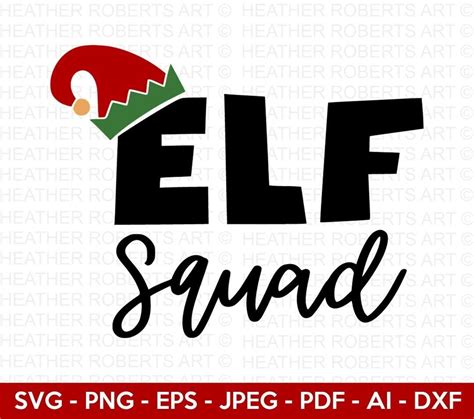 Elf Squad Svg Merry Christmas Christmas Shirt Svg Winter Svg