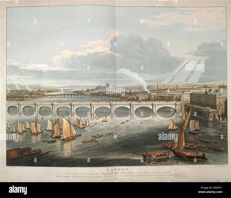 London waterloo bridge map hi-res stock photography and images - Alamy