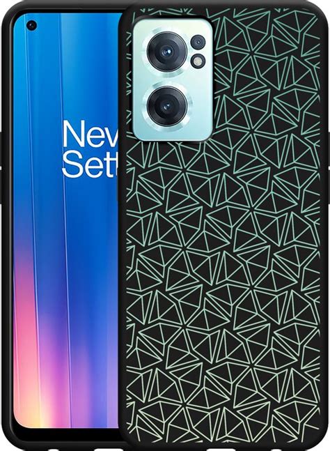 Oneplus Nord Ce Hoesje Zwart Triangles Bol