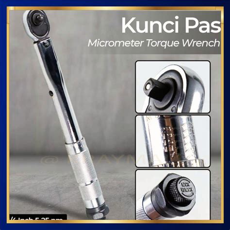 Jual Kunci Pas Torque Wrench Two Way Spanner Tools Mxt B Shopee