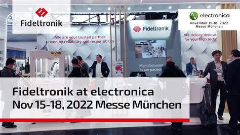 Fideltronik At Electronica Munich Youtube