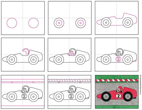 Draw a Race Car | Art Projects for Kids