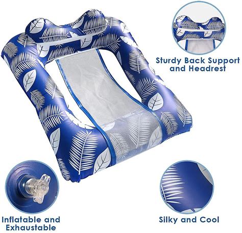 Pack Pool Float Chair Adult Size Inflatables Floaties For Swimming