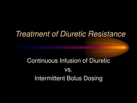 Ppt Diuretic Resistance In Heart Failure Powerpoint Presentation