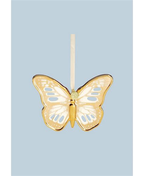 Lenox Butterfly Meadow Gold 20th Anniversary Golden Butterfly