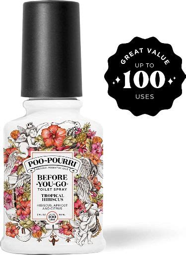 Poo Pourri Before You Go Toilet Spray Tropical Hibiscus Fl Oz