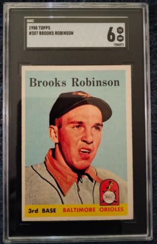 Topps Brooks Robinson Sgc Nd Year Orioles Ebay