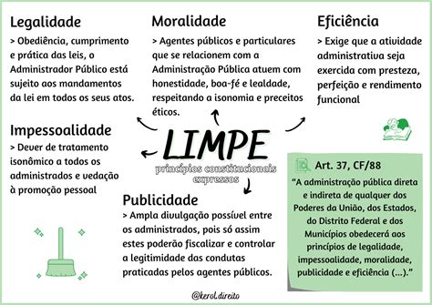 Mapa Mental Princ Pios Constitucionais Expressos Direito