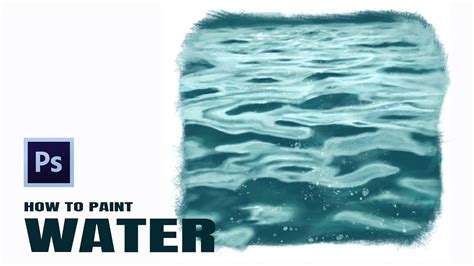 How To Paint Water Waves Digital Painting Timelapse Using Photoshop