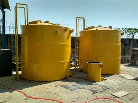 1000 5000 Mm 1000 7000 Mm FRP Acid Storage Tank For Chemicals At