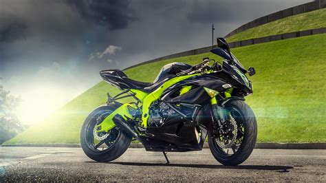 Download Kawasaki Ninja Zx 6r Vehicle Kawasaki Ninja Hd Wallpaper