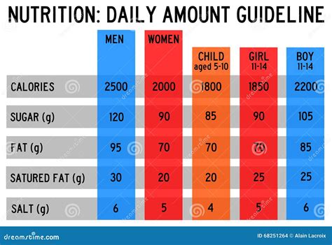 nutrition stock illustration illustration  guidelines