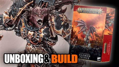 New Chaos Daemon Prince Unboxing Build