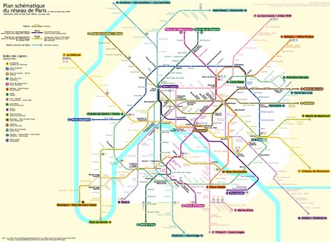 Paris Metro Map - France Travel Guide - Eupedia