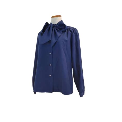 Authentic 80s Pussy Bow Blouse You Ll Be Workin 9 Depop