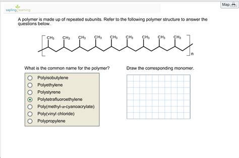 Solved A Polymer Is Made Up Of Repeated Subunits Refer To Chegg