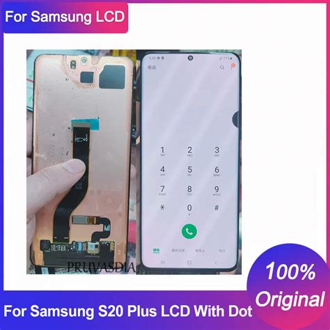 Original Lcd With Dot For Samsung Galaxy S20 Plus G985 G985f Lcd