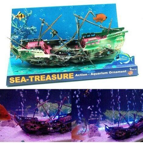 Schiffswrack Aquarium Ornament Aquarium Dekoration Piratenschiff