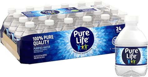 Members Mark Purified Bottled Water Pack Of 40 169 Fl