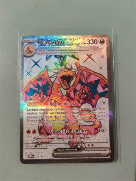 PokÉmon Dracaufeu Ex Téracristal 215197 Carte Ultra Rare Fr Eur 4858 Picclick Fr