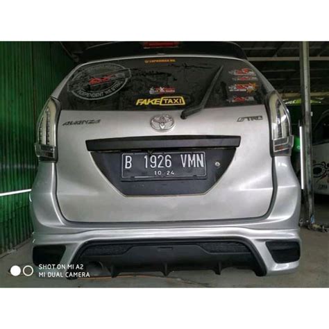 Jual Bumper Bodykit Avanza Luxury Blkng Yaris 2012 2015 BODYKIT AVANSA