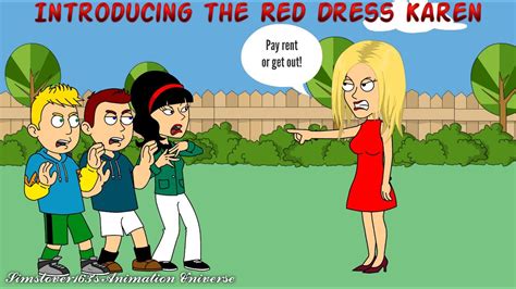 Introducing The Red Dress Karen - YouTube