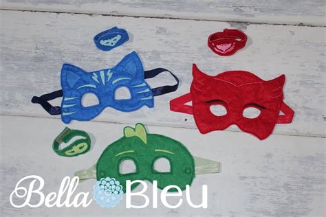 Adult Pj Masks Mask Pj Masks Birthday Pj Masks Owlette Gekko Catboy