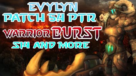 Evylyn Ptr Warrior Burst Duels Arena Season Pvp Gear