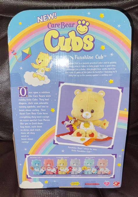 Vintage Care Bear Cubs Plush Funshine Cub Bear With Blanket and Clown ...